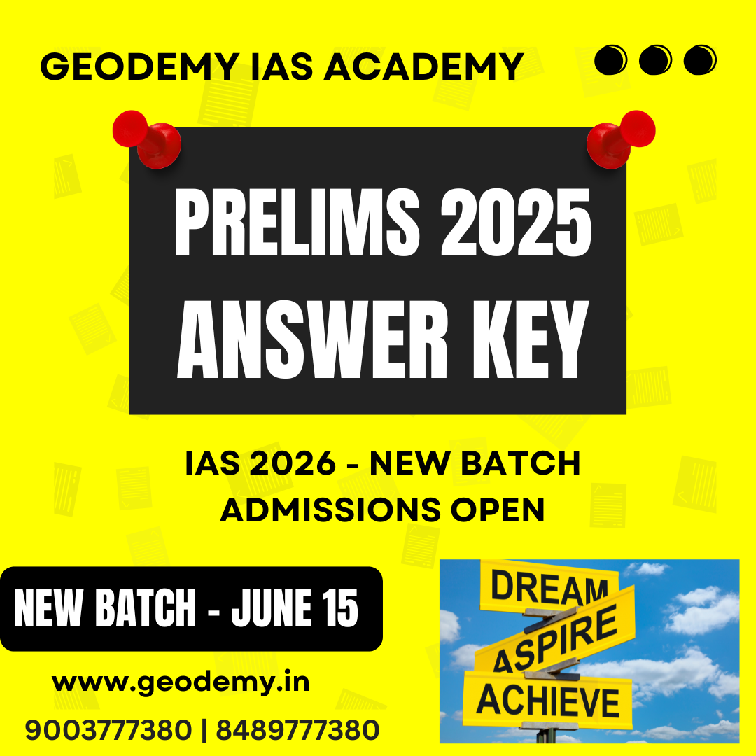 PRELIMS 2025 ANSWER KEY